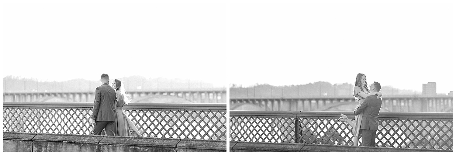 Classy black and white bridge photos