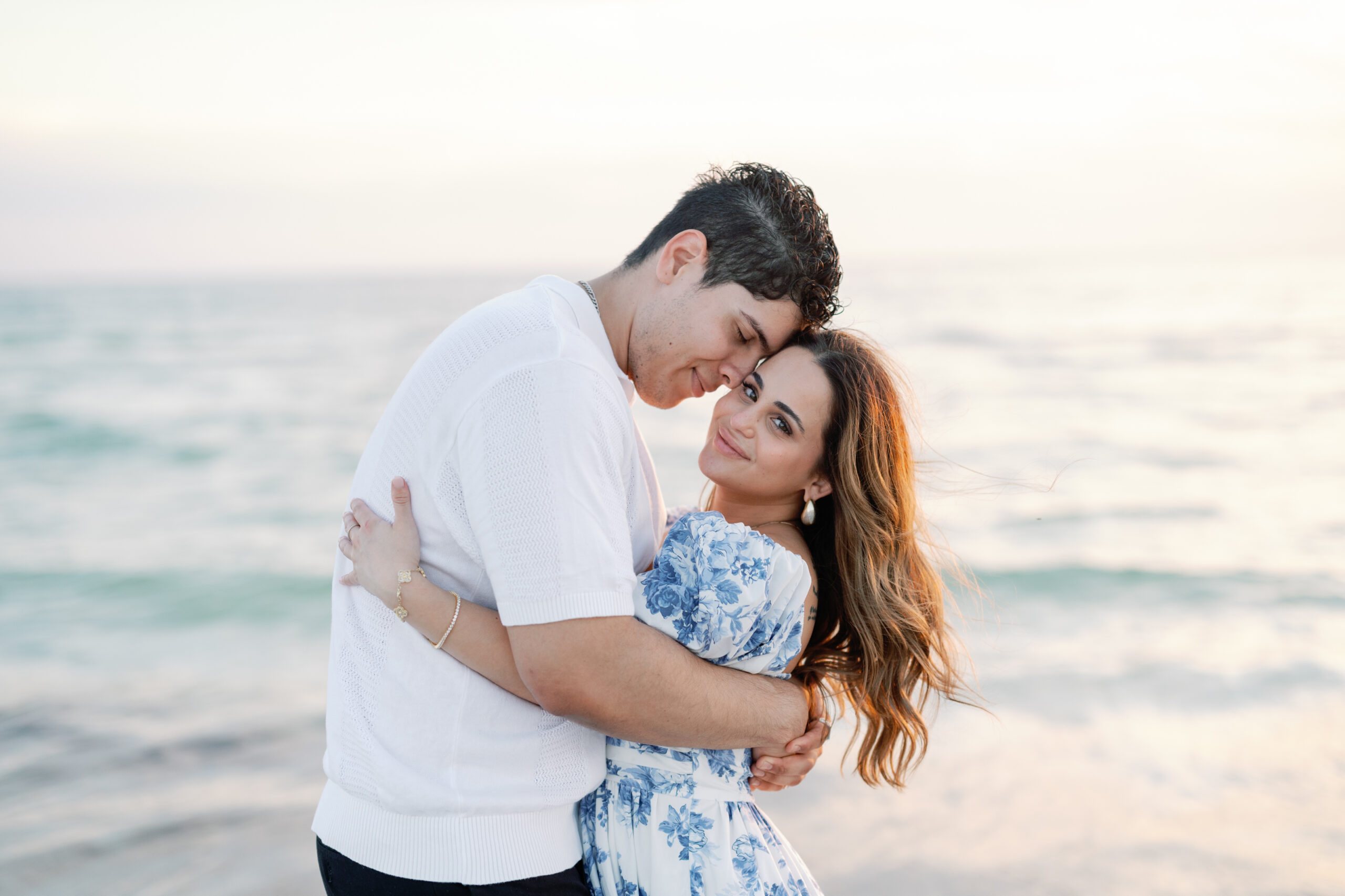 Couple Session At Sunset on The Beach