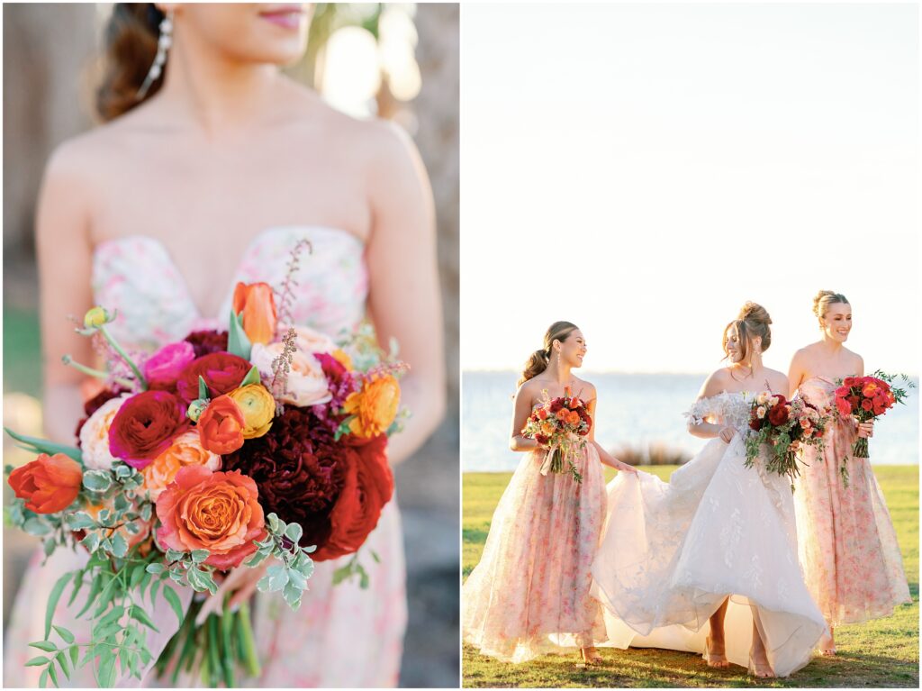 Bridesmaid and Bridal Portraits at the Powel Crosley Estate 