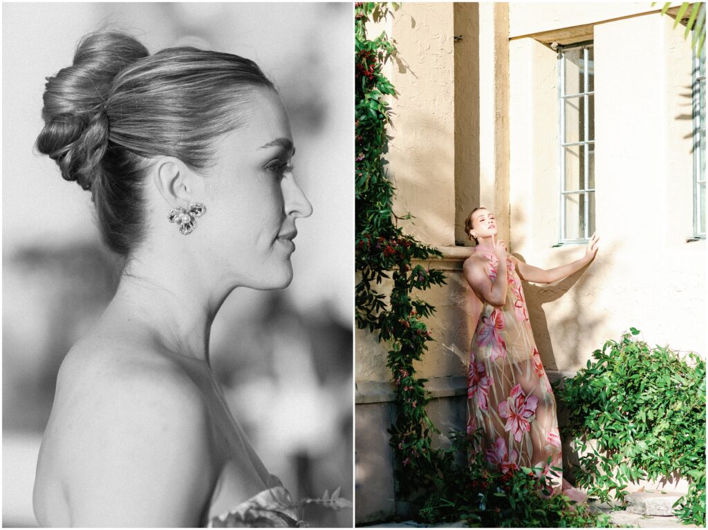 High fashion bride at the Wedding Editorial at the Powel Crosley Estate 