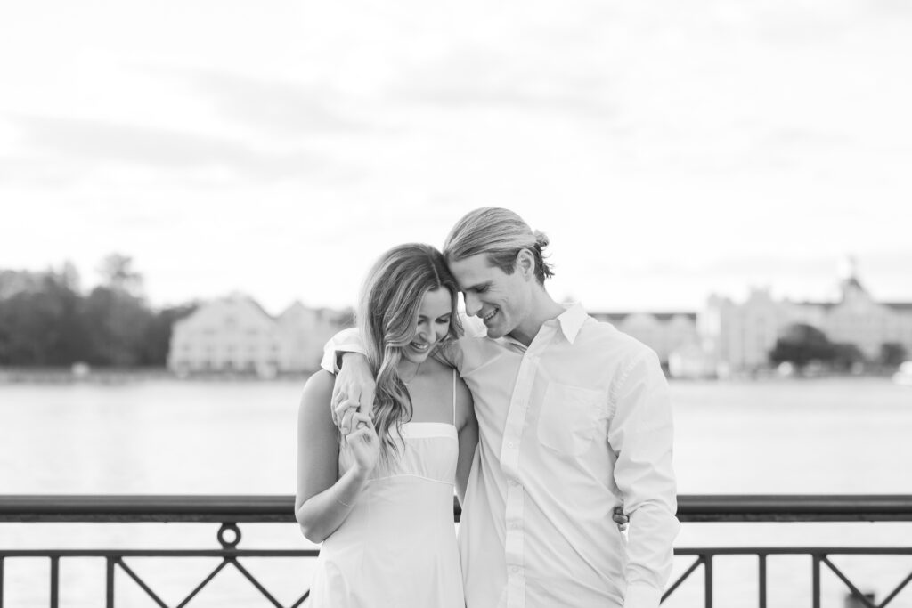 Engagement Session - Black and white - Orlando Florida - Alaina René Photography